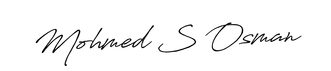 How to Draw Mohmed S Osman signature style? Antro_Vectra_Bolder is a latest design signature styles for name Mohmed S Osman. Mohmed S Osman signature style 7 images and pictures png