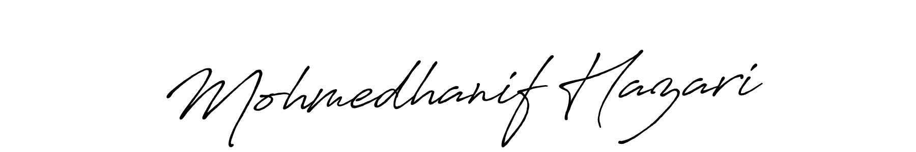 How to Draw Mohmedhanif Hazari signature style? Antro_Vectra_Bolder is a latest design signature styles for name Mohmedhanif Hazari. Mohmedhanif Hazari signature style 7 images and pictures png