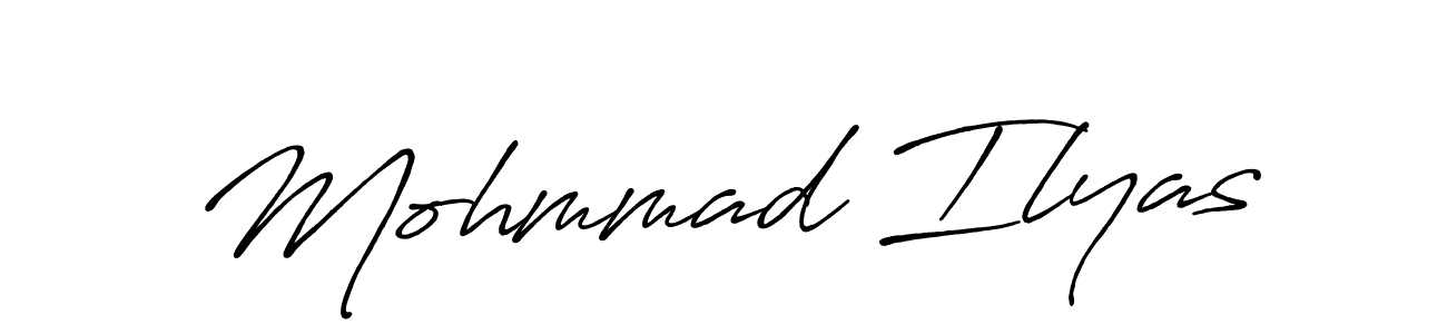How to make Mohmmad Ilyas signature? Antro_Vectra_Bolder is a professional autograph style. Create handwritten signature for Mohmmad Ilyas name. Mohmmad Ilyas signature style 7 images and pictures png