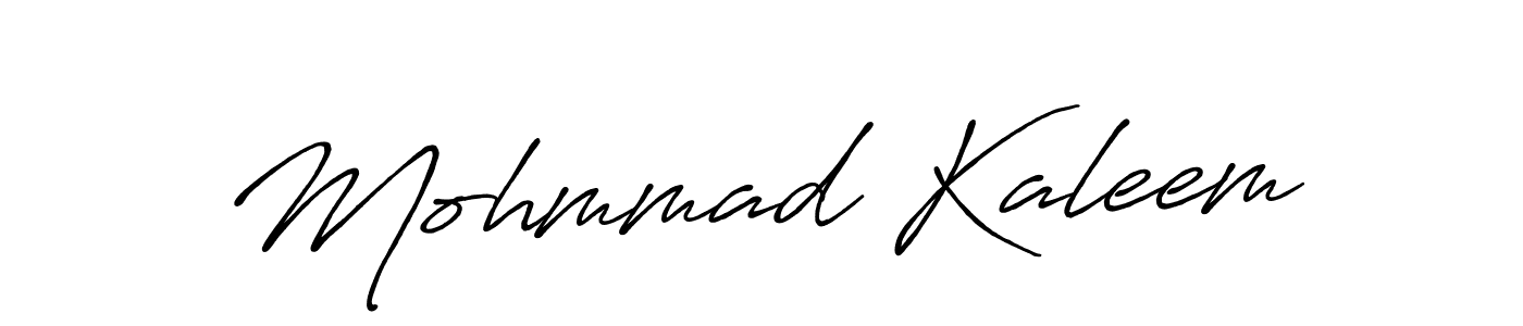 Also we have Mohmmad Kaleem name is the best signature style. Create professional handwritten signature collection using Antro_Vectra_Bolder autograph style. Mohmmad Kaleem signature style 7 images and pictures png