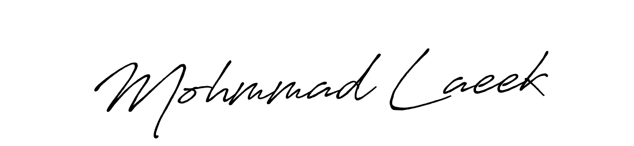 Make a beautiful signature design for name Mohmmad Laeek. Use this online signature maker to create a handwritten signature for free. Mohmmad Laeek signature style 7 images and pictures png