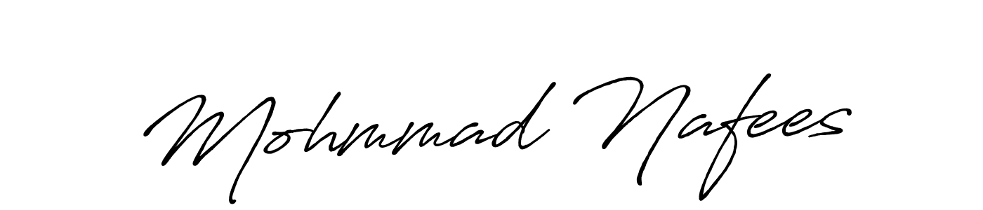 This is the best signature style for the Mohmmad Nafees name. Also you like these signature font (Antro_Vectra_Bolder). Mix name signature. Mohmmad Nafees signature style 7 images and pictures png
