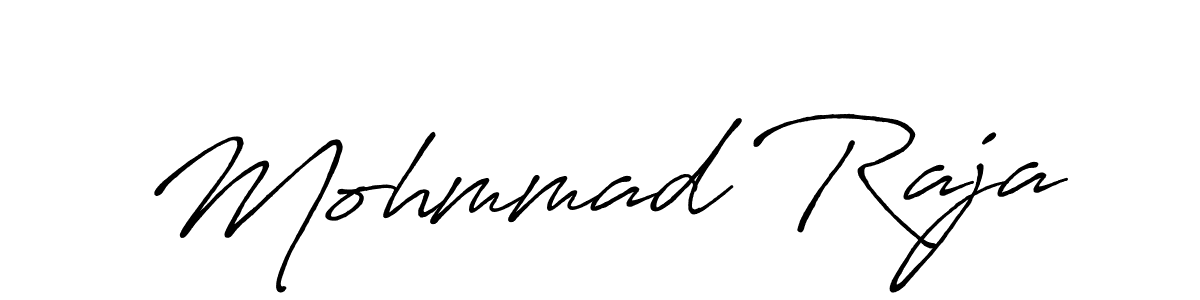 Also You can easily find your signature by using the search form. We will create Mohmmad Raja name handwritten signature images for you free of cost using Antro_Vectra_Bolder sign style. Mohmmad Raja signature style 7 images and pictures png