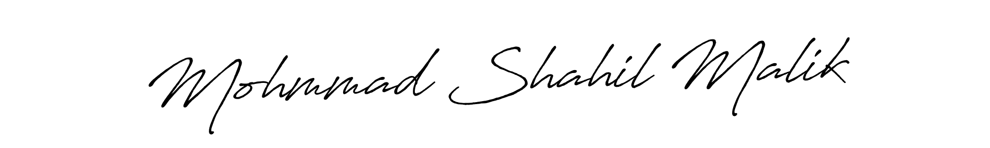 Also we have Mohmmad Shahil Malik name is the best signature style. Create professional handwritten signature collection using Antro_Vectra_Bolder autograph style. Mohmmad Shahil Malik signature style 7 images and pictures png