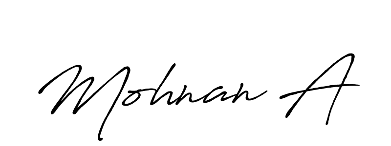 You should practise on your own different ways (Antro_Vectra_Bolder) to write your name (Mohnan A) in signature. don't let someone else do it for you. Mohnan A signature style 7 images and pictures png