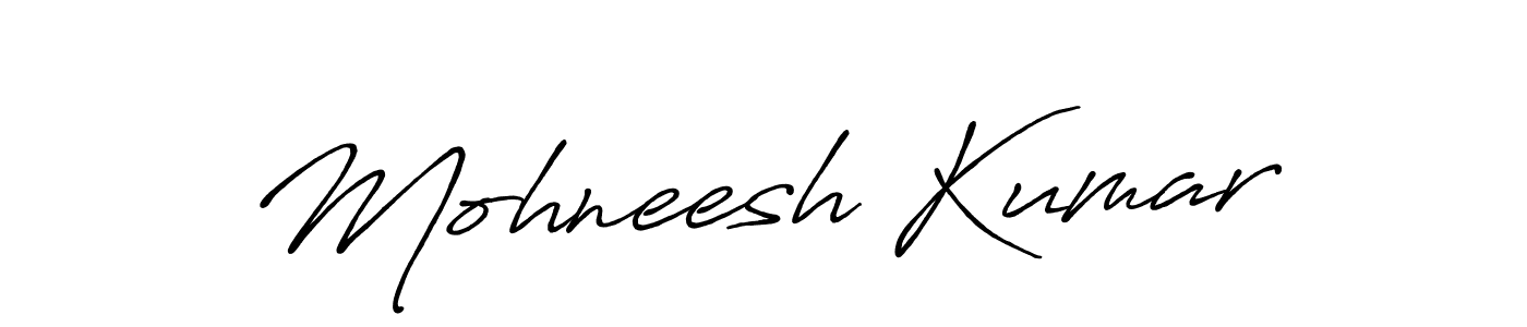 It looks lik you need a new signature style for name Mohneesh Kumar. Design unique handwritten (Antro_Vectra_Bolder) signature with our free signature maker in just a few clicks. Mohneesh Kumar signature style 7 images and pictures png