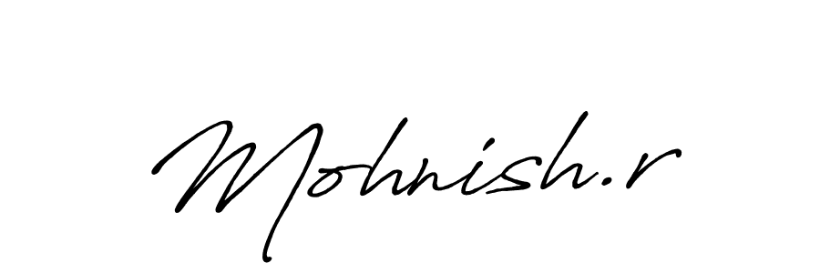 This is the best signature style for the Mohnish.r name. Also you like these signature font (Antro_Vectra_Bolder). Mix name signature. Mohnish.r signature style 7 images and pictures png