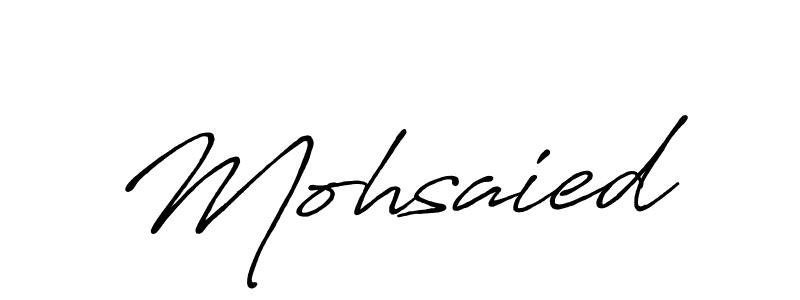 It looks lik you need a new signature style for name Mohsaied. Design unique handwritten (Antro_Vectra_Bolder) signature with our free signature maker in just a few clicks. Mohsaied signature style 7 images and pictures png