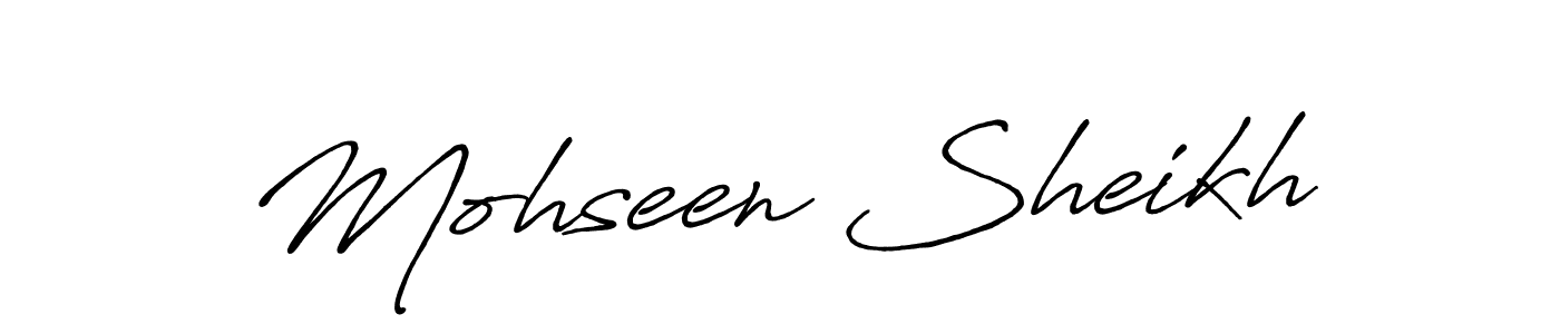 You can use this online signature creator to create a handwritten signature for the name Mohseen Sheikh. This is the best online autograph maker. Mohseen Sheikh signature style 7 images and pictures png