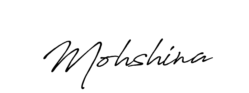 The best way (Antro_Vectra_Bolder) to make a short signature is to pick only two or three words in your name. The name Mohshina include a total of six letters. For converting this name. Mohshina signature style 7 images and pictures png