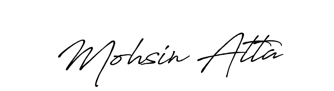 It looks lik you need a new signature style for name Mohsin Atta. Design unique handwritten (Antro_Vectra_Bolder) signature with our free signature maker in just a few clicks. Mohsin Atta signature style 7 images and pictures png