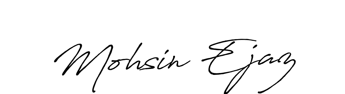 Also You can easily find your signature by using the search form. We will create Mohsin Ejaz name handwritten signature images for you free of cost using Antro_Vectra_Bolder sign style. Mohsin Ejaz signature style 7 images and pictures png