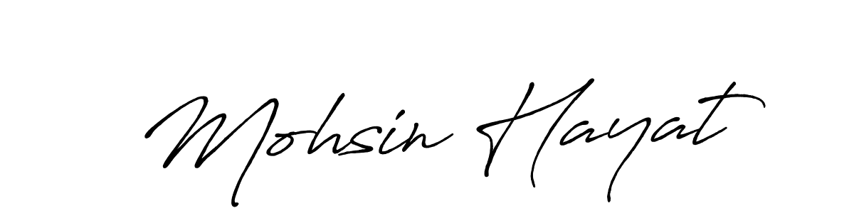 You should practise on your own different ways (Antro_Vectra_Bolder) to write your name (Mohsin Hayat) in signature. don't let someone else do it for you. Mohsin Hayat signature style 7 images and pictures png