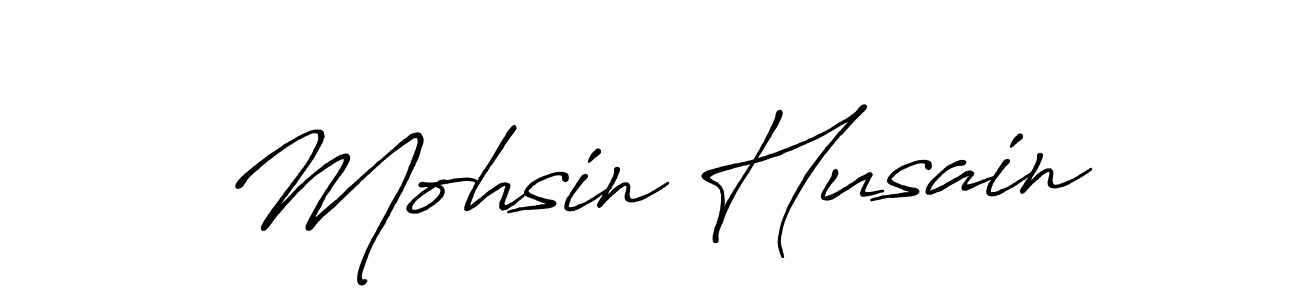 Also You can easily find your signature by using the search form. We will create Mohsin Husain name handwritten signature images for you free of cost using Antro_Vectra_Bolder sign style. Mohsin Husain signature style 7 images and pictures png