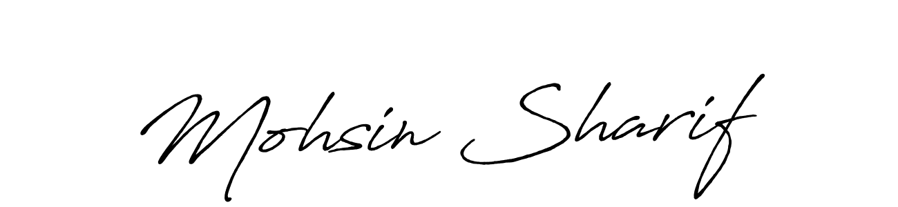 Make a beautiful signature design for name Mohsin Sharif. Use this online signature maker to create a handwritten signature for free. Mohsin Sharif signature style 7 images and pictures png