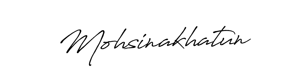 Make a beautiful signature design for name Mohsinakhatun. Use this online signature maker to create a handwritten signature for free. Mohsinakhatun signature style 7 images and pictures png
