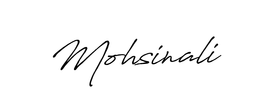 How to make Mohsinali signature? Antro_Vectra_Bolder is a professional autograph style. Create handwritten signature for Mohsinali name. Mohsinali signature style 7 images and pictures png