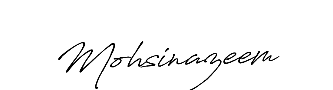 Design your own signature with our free online signature maker. With this signature software, you can create a handwritten (Antro_Vectra_Bolder) signature for name Mohsinazeem. Mohsinazeem signature style 7 images and pictures png