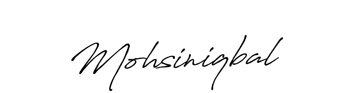 Also You can easily find your signature by using the search form. We will create Mohsiniqbal name handwritten signature images for you free of cost using Antro_Vectra_Bolder sign style. Mohsiniqbal signature style 7 images and pictures png