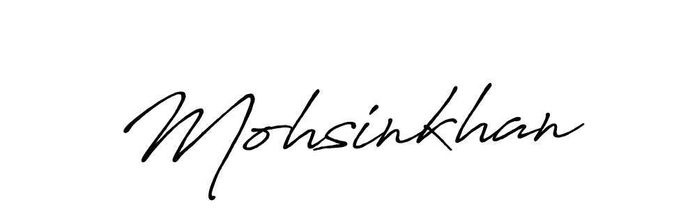 It looks lik you need a new signature style for name Mohsinkhan. Design unique handwritten (Antro_Vectra_Bolder) signature with our free signature maker in just a few clicks. Mohsinkhan signature style 7 images and pictures png