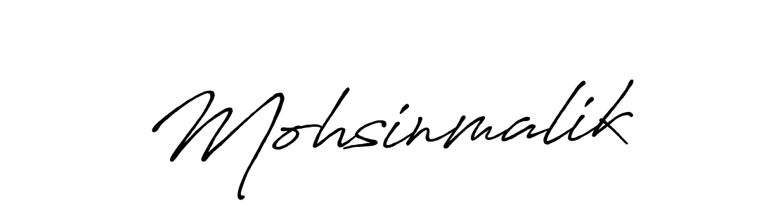 Mohsinmalik stylish signature style. Best Handwritten Sign (Antro_Vectra_Bolder) for my name. Handwritten Signature Collection Ideas for my name Mohsinmalik. Mohsinmalik signature style 7 images and pictures png