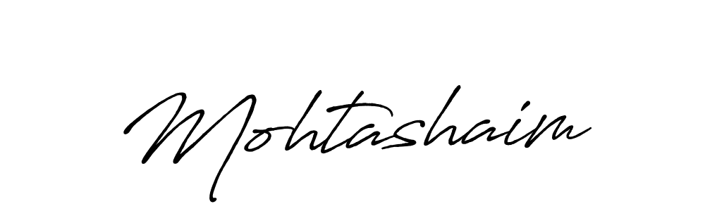 Design your own signature with our free online signature maker. With this signature software, you can create a handwritten (Antro_Vectra_Bolder) signature for name Mohtashaim. Mohtashaim signature style 7 images and pictures png