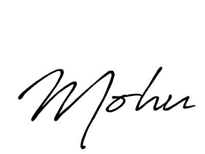 How to make Mohu signature? Antro_Vectra_Bolder is a professional autograph style. Create handwritten signature for Mohu name. Mohu signature style 7 images and pictures png