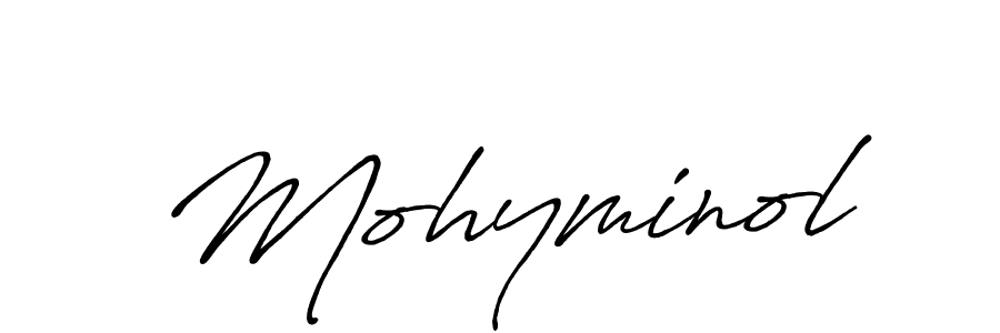Also we have Mohyminol name is the best signature style. Create professional handwritten signature collection using Antro_Vectra_Bolder autograph style. Mohyminol signature style 7 images and pictures png