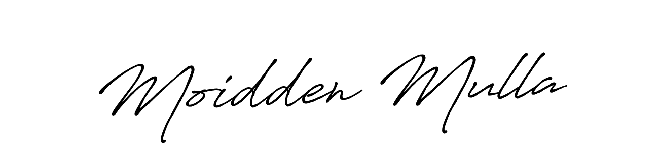 How to make Moidden Mulla name signature. Use Antro_Vectra_Bolder style for creating short signs online. This is the latest handwritten sign. Moidden Mulla signature style 7 images and pictures png