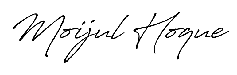 A dynamic signature style for Moijul Hoque using Antro_Vectra_Bolder script. Designed to look authentic, handwritten, and professional. Moijul Hoque signature style 7 images and pictures png