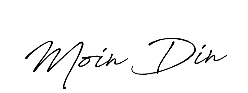 How to make Moin Din signature? Antro_Vectra_Bolder is a professional autograph style. Create handwritten signature for Moin Din name. Moin Din signature style 7 images and pictures png