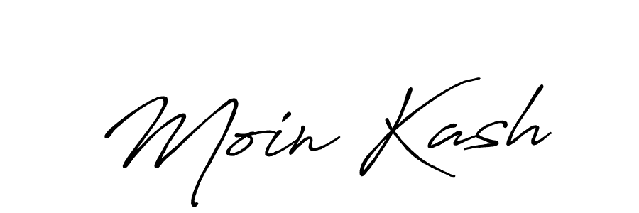 It looks lik you need a new signature style for name Moin Kash. Design unique handwritten (Antro_Vectra_Bolder) signature with our free signature maker in just a few clicks. Moin Kash signature style 7 images and pictures png