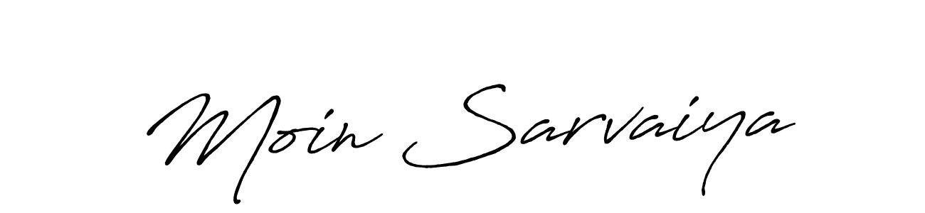 It looks lik you need a new signature style for name Moin Sarvaiya. Design unique handwritten (Antro_Vectra_Bolder) signature with our free signature maker in just a few clicks. Moin Sarvaiya signature style 7 images and pictures png