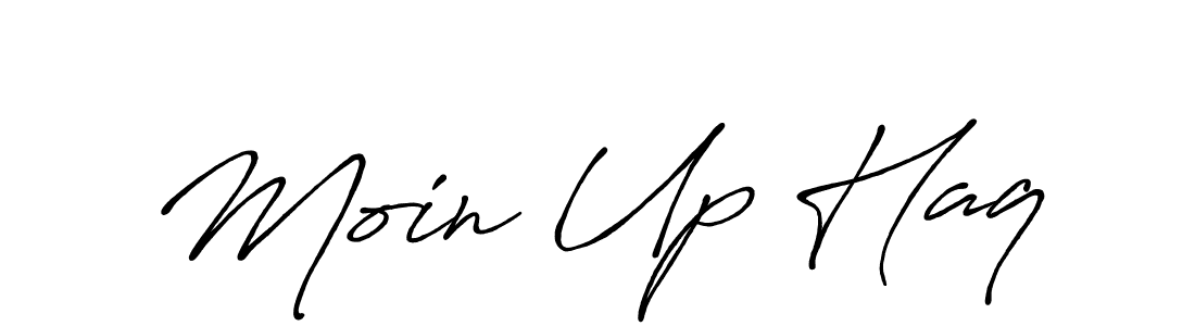 It looks lik you need a new signature style for name Moin Up Haq. Design unique handwritten (Antro_Vectra_Bolder) signature with our free signature maker in just a few clicks. Moin Up Haq signature style 7 images and pictures png