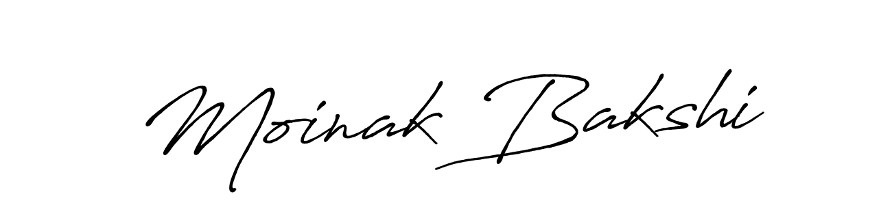 Use a signature maker to create a handwritten signature online. With this signature software, you can design (Antro_Vectra_Bolder) your own signature for name Moinak Bakshi. Moinak Bakshi signature style 7 images and pictures png
