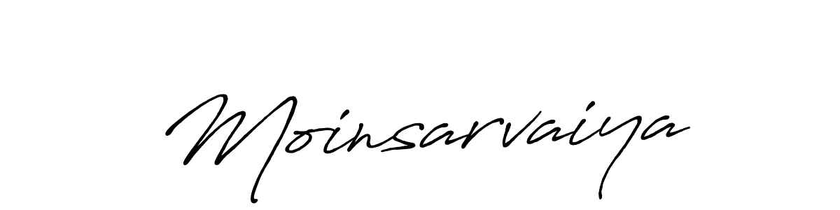 Once you've used our free online signature maker to create your best signature Antro_Vectra_Bolder style, it's time to enjoy all of the benefits that Moinsarvaiya name signing documents. Moinsarvaiya signature style 7 images and pictures png