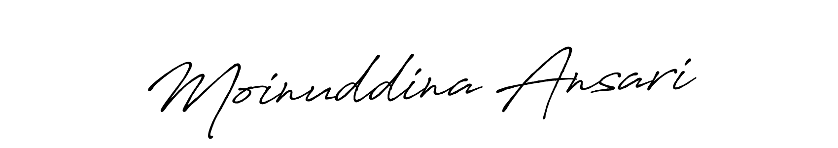 Antro_Vectra_Bolder is a professional signature style that is perfect for those who want to add a touch of class to their signature. It is also a great choice for those who want to make their signature more unique. Get Moinuddina Ansari name to fancy signature for free. Moinuddina Ansari signature style 7 images and pictures png