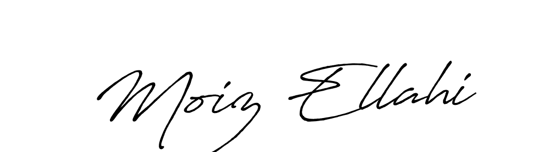 Antro_Vectra_Bolder is a professional signature style that is perfect for those who want to add a touch of class to their signature. It is also a great choice for those who want to make their signature more unique. Get Moiz Ellahi name to fancy signature for free. Moiz Ellahi signature style 7 images and pictures png