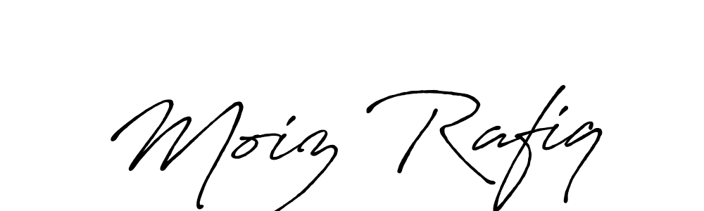 Make a short Moiz Rafiq signature style. Manage your documents anywhere anytime using Antro_Vectra_Bolder. Create and add eSignatures, submit forms, share and send files easily. Moiz Rafiq signature style 7 images and pictures png