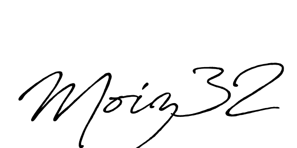 How to make Moiz32 name signature. Use Antro_Vectra_Bolder style for creating short signs online. This is the latest handwritten sign. Moiz32 signature style 7 images and pictures png