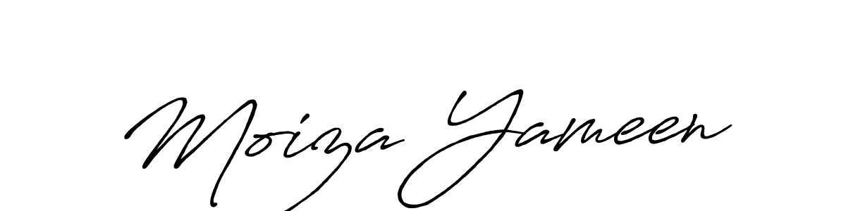 Once you've used our free online signature maker to create your best signature Antro_Vectra_Bolder style, it's time to enjoy all of the benefits that Moiza Yameen name signing documents. Moiza Yameen signature style 7 images and pictures png