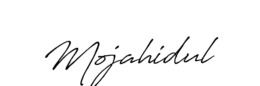 Create a beautiful signature design for name Mojahidul. With this signature (Antro_Vectra_Bolder) fonts, you can make a handwritten signature for free. Mojahidul signature style 7 images and pictures png