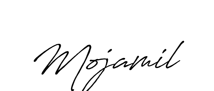 You should practise on your own different ways (Antro_Vectra_Bolder) to write your name (Mojamil) in signature. don't let someone else do it for you. Mojamil signature style 7 images and pictures png