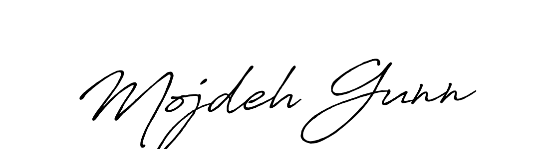 Once you've used our free online signature maker to create your best signature Antro_Vectra_Bolder style, it's time to enjoy all of the benefits that Mojdeh Gunn name signing documents. Mojdeh Gunn signature style 7 images and pictures png