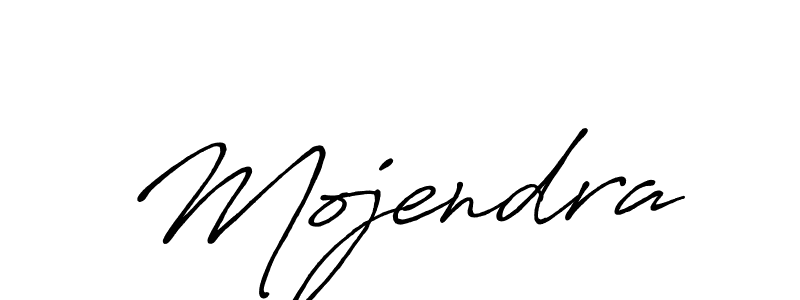 Make a beautiful signature design for name Mojendra. With this signature (Antro_Vectra_Bolder) style, you can create a handwritten signature for free. Mojendra signature style 7 images and pictures png