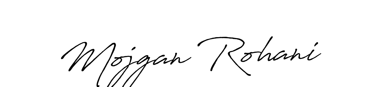 The best way (Antro_Vectra_Bolder) to make a short signature is to pick only two or three words in your name. The name Mojgan Rohani include a total of six letters. For converting this name. Mojgan Rohani signature style 7 images and pictures png