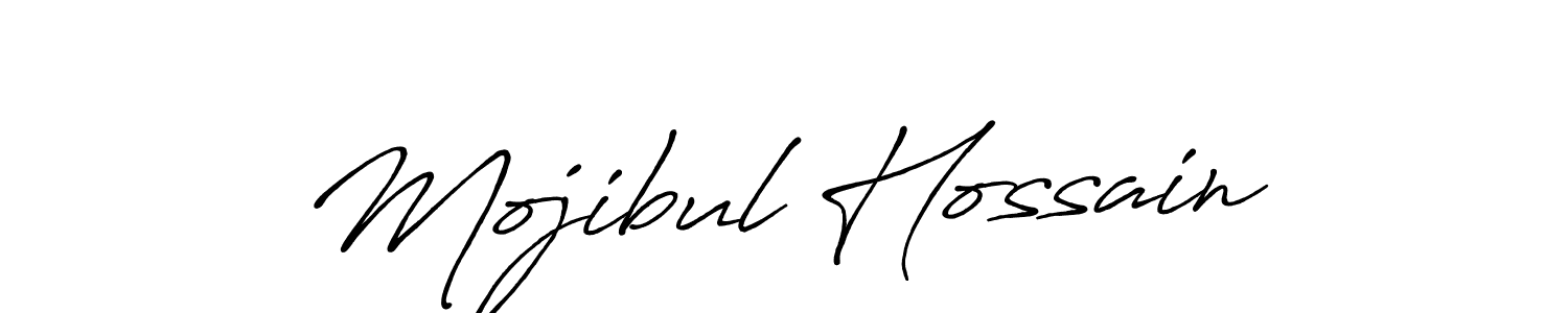 Use a signature maker to create a handwritten signature online. With this signature software, you can design (Antro_Vectra_Bolder) your own signature for name Mojibul Hossain. Mojibul Hossain signature style 7 images and pictures png