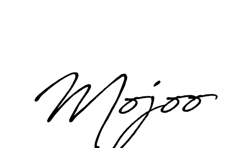 How to make Mojoo signature? Antro_Vectra_Bolder is a professional autograph style. Create handwritten signature for Mojoo name. Mojoo signature style 7 images and pictures png