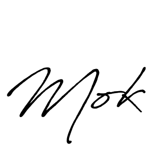 Also we have Mok name is the best signature style. Create professional handwritten signature collection using Antro_Vectra_Bolder autograph style. Mok signature style 7 images and pictures png