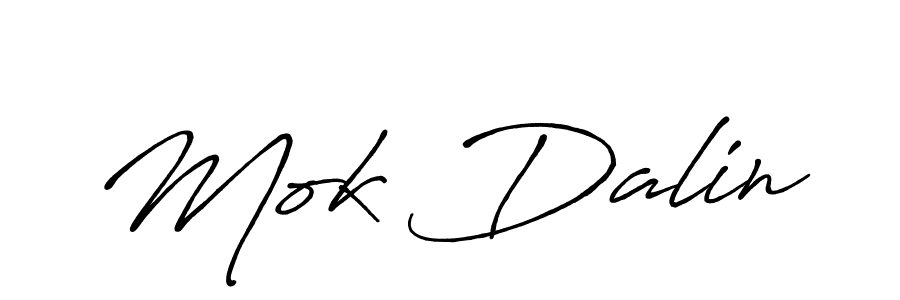 How to make Mok Dalin signature? Antro_Vectra_Bolder is a professional autograph style. Create handwritten signature for Mok Dalin name. Mok Dalin signature style 7 images and pictures png